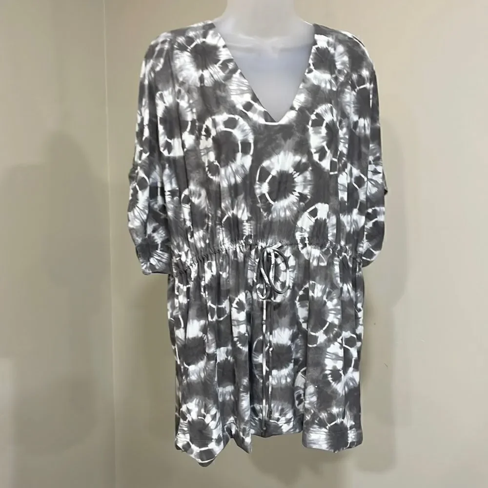 NWOT Michael Kors Tie Dye Blouse.  Size M/L Medium Large